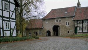 Turhaus und Klostergang in Riddagshausen im April 2000