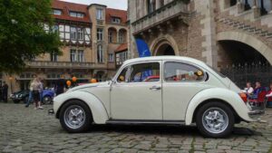 VW-Käfer auf dem Burgplatz