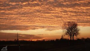 Abendhimmel an der B248 bei Dibbesdorf