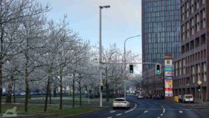 Willy-Brandt-Platz im Winter