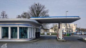 Wolfsburg ♦ Retro-Tankstelle an der Braunschweiger Straße